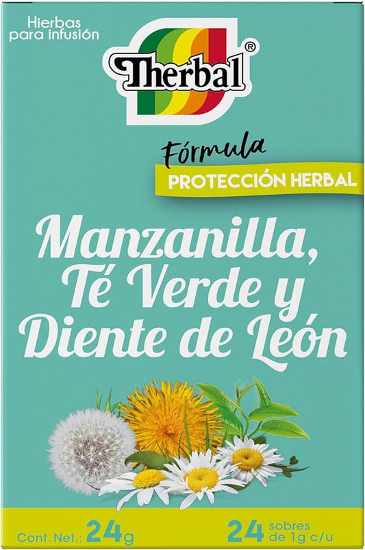 TE MANZANILLA,VERDE, DIENTE DE LEON