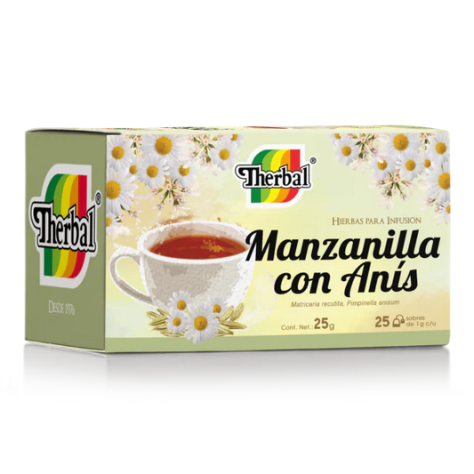 TÉ THERBAL MANZANILLA CON ANÍS