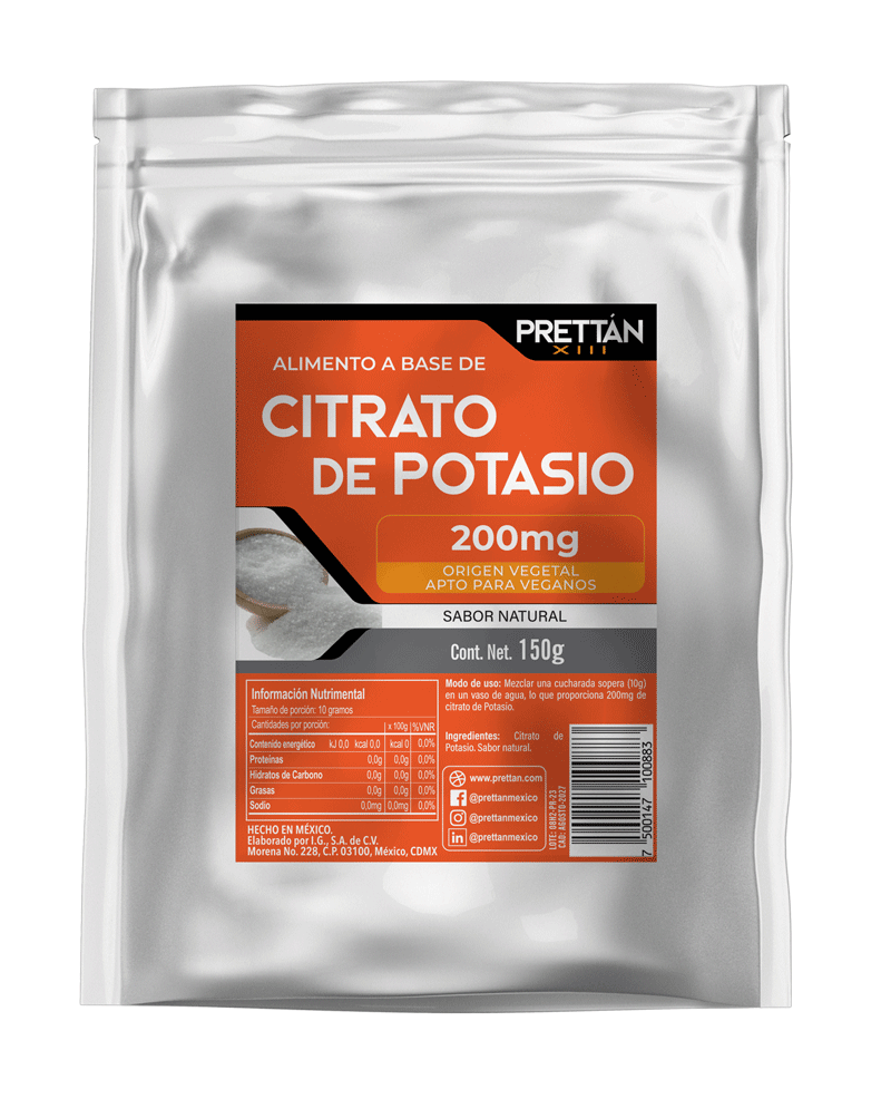 CITRATO DE POTASIO C/150GRS