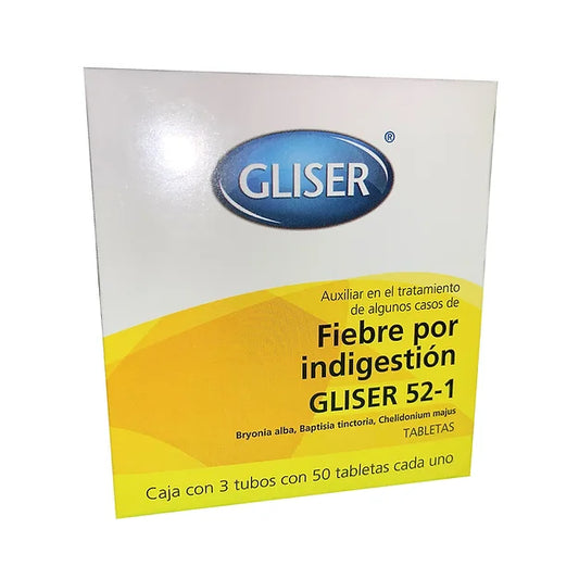 GLISER FIEBRE POR INDIGESTIÓN 52-1